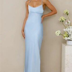 Hello Molly Samara satin maxi dress